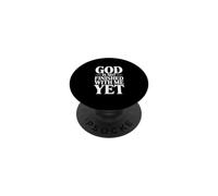 Dios no ha Terminado con mí todavía Cita inspiradora PopSockets PopGrip Adhesivo