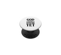 Dios no ha Terminado con mí todavía Cita inspiradora PopSockets PopGrip Adhesivo