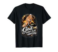 Dios no Juega sobre mí Fe Cristiana inspiradora Camiseta