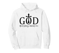 Dios no juegue sobre mí Cristianos Hombres y Mujeres Cristianos Sudadera con Capucha