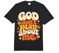 Dios no juegue sobre mí Fe Cristiana Comfort Colors Adult Heavyweight T-Shirt