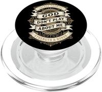Dios no juegue sobre mí Fe Cristiana PopSockets PopGrip para MagSafe