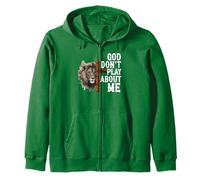 Dios No Juegue sobre Mí Jesús Cristiano Fe Creyente Sudadera con Capucha