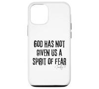 Dios no Nos ha Dado un espíritu de temor 2 Timoteo 1:7 Biblia Carcasa para iPhone 12/12 Pro