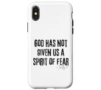 Dios no Nos ha Dado un espíritu de temor 2 Timoteo 1:7 Biblia Carcasa para iPhone X/XS