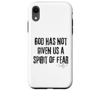 Dios no Nos ha Dado un espíritu de temor 2 Timoteo 1:7 Biblia Carcasa para iPhone XR