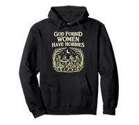 Dios no permita Que Las Mujeres tengan Pasatiempos Witchcore Feminista Moon Magic Sudadera con Capucha