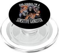 Dios no quiera Que Sea un gángster Sensible, Divertido Esqueleto Pirata PopSockets PopGrip para MagSafe