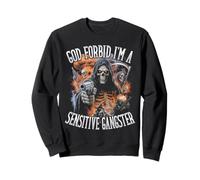 Dios no quiera Que Sea un gángster Sensible, Divertido Esqueleto Pirata Sudadera