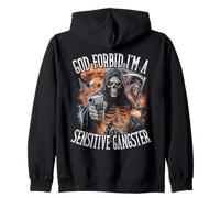 Dios no quiera Que Sea un gángster Sensible, Divertido Esqueleto Pirata Sudadera con Capucha