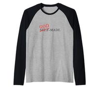 Dios no se hizo a sí mismo Juan 15 5 Camiseta Manga Raglan