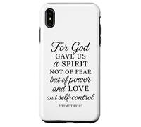 Dios Nos DIO Poder Amor autocontrol 2 Timoteo 1:7 Biblia Orar Carcasa para iPhone XS MAX