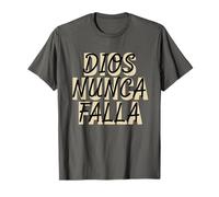 Dios Nunca Falla Gráfico de Fe Española Camiseta