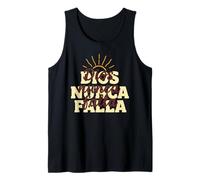 Dios Nunca Falla la fe Cristiana Camiseta sin Mangas