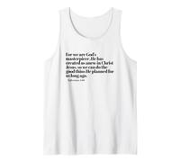 Dios Nunca Falla la fe Cristiana en Jesucristo Camiseta sin Mangas