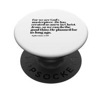 Dios Nunca Falla la fe Cristiana en Jesucristo PopSockets PopGrip Adhesivo