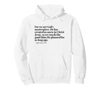 Dios Nunca Falla la fe Cristiana en Jesucristo Sudadera con Capucha