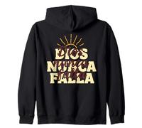 Dios Nunca Falla la fe Cristiana Sudadera con Capucha