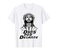 Dios por Delante Bible Verse Sayings Christian Devotion Camiseta