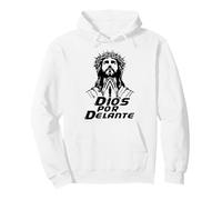 Dios por Delante Bible Verse Sayings Christian Devotion Sudadera con Capucha
