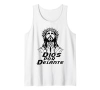 Dios Por Delante Mexicans Jesus Christ Christian Bible Verse Camiseta sin Mangas