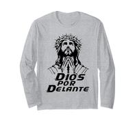 Dios Por Delante Mexicans Jesus Christ Christian Bible Verse Manga Larga