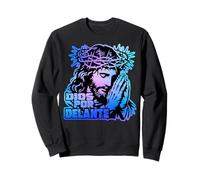 Dios Por Delante Mexicans Jesus Christ Christian Bible Verse Sudadera