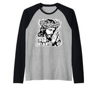 Dios Por Delante Redentor Rey de reyes y Señor de señores Camiseta Manga Raglan