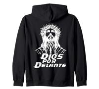 Dios por Delante Sudadera con Capucha