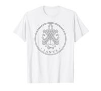 Dios Romano de Las Puertas Arte de la mitología de la Antigua Roma Camiseta gráfica económica