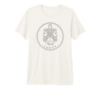 Dios Romano de Las Puertas Arte de la mitología de la Antigua Roma Camiseta Premium