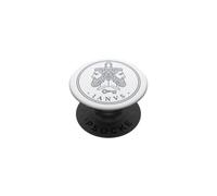 Dios Romano de Las Puertas Arte de la mitología de la Antigua Roma PopSockets PopGrip Adhesivo