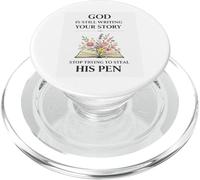 Dios Sigue escribiendo Historia Cristiana inspiradora Esperanza fe PopSockets PopGrip para MagSafe