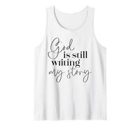 Dios sigue escribiendo mi historia Fe cristiana Religioso Camiseta sin Mangas