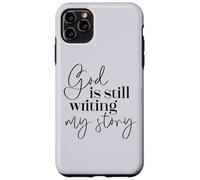 Dios sigue escribiendo mi historia Fe cristiana Religioso Carcasa para iPhone 11 Pro Max