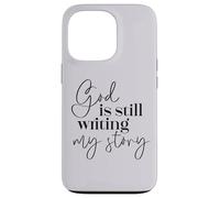 Dios sigue escribiendo mi historia Fe cristiana Religioso Carcasa para iPhone 13 Pro