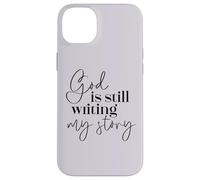 Dios sigue escribiendo mi historia Fe cristiana Religioso Carcasa para iPhone 14 Plus