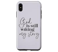 Dios sigue escribiendo mi historia Fe cristiana Religioso Carcasa para iPhone XS Max