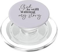 Dios sigue escribiendo mi historia Fe cristiana Religioso PopSockets PopGrip para MagSafe