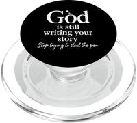 Dios Sigue escribiendo tu Historia Cita Cristiana Jesús PopSockets PopGrip para MagSafe