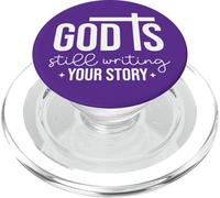 Dios Sigue escribiendo tu Historia Cristiana Hombre y Mujer Amor PopSockets PopGrip para MagSafe