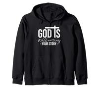 Dios Sigue escribiendo tu Historia Cristiana Hombre y Mujer Amor Sudadera con Capucha