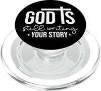 Dios Sigue escribiendo tu Historia - Cruz de fe Cristiana PopSockets PopGrip para MagSafe