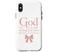 Dios Sigue escribiendo tu Historia Deja de Intentar Robar la Pluma Carcasa para iPhone X/XS