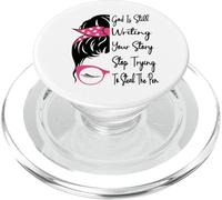Dios sigue escribiendo tu historia Deja de intentar robar la pluma PopSockets PopGrip para MagSafe