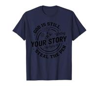 Dios Sigue escribiendo tu Historia Fe Cristiana inspiradora Camiseta