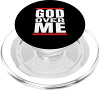 Dios sobre Mí Cristiano Hip Hop Fe Cristo Es Rey Jesús PopSockets PopGrip para MagSafe