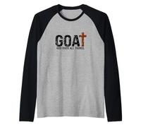 Dios sobre todas las cosas. Está buscando a Jesús. El mejor Camiseta Manga Raglan