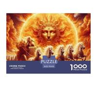 Dios Sol Mito Fantasía Puzzle de 1000 Piezas Puzzle para Adultos Escena Artística Mística Relajante Decoración Hogar Regalo 70x50cm/1000pcs 70x50cm/1000pcs