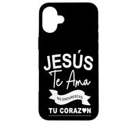 Dios te ama con Amor Eterno, ya no endurezcas más tu corazón Carcasa para iPhone 16 Plus